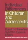 Individual Differences in Children and Adolescents