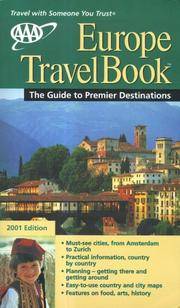 AAA 2001 Europe Travelbook: The Guide to Premier Destinations
