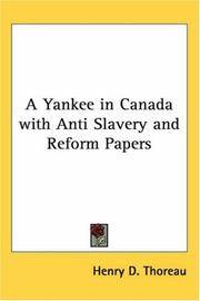 image of A Yankee in Canada with Anti Slavery and Reform Papers