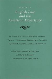 Essays on English Law & the American Experience (Walter Prescott Webb Memorial Lectures, Vol....