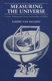 image of Measuring the Universe: Cosmic Dimensions, from Aristarchus to Halley