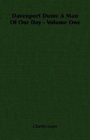 image of Davenport Dunn: A Man Of Our Day - Volume One
