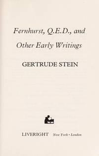 cover of Fernhurst, Q.E.D., and Other Early Writings