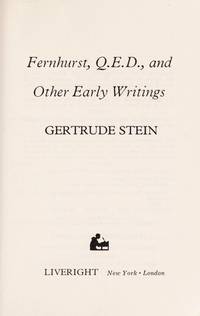 Fernhurst, Q.E.D. and Other Early Writings