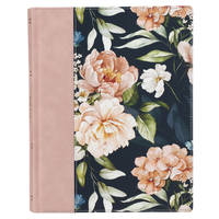 KJV Holy Bible, Large Print Note-taking Bible, Vegan Leather Hardcover - King James Version,...