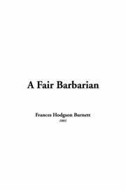 cover of A Fair Barbarian