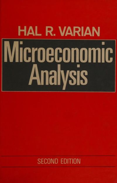 Microeconomic analysis by Hal R Varian | Hardcover | January 1984