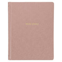 KJV Holy Bible, Large Print Note-taking Bible, Faux Leather Hardcover - King James Version, Rose...