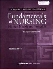 Procedure Checklists to Accompany Fundamentals of Nursing: Human Health and Function by Sauer, Elissa Swisher - 2003