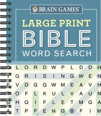 Brain Games - Large Print Bible Word Search (Blue) (Brain Games - Bible)