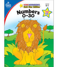 Carson Dellosa Numbers 0-30, Grades K - 1 Workbook (Volume 10) (Home Workbooks)