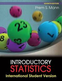 Introductory Statistics (ISBN: 9780470505830)