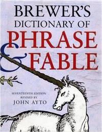 cover of Brewer's Dictionary of Phrase and Fable (Brewer's)