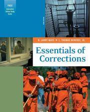 Essentials of Corrections (with Online Study Guide and InfoTrac )