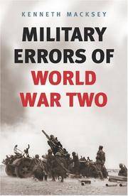 Military Errors of World War Two (Cassell Military Paperbacks)