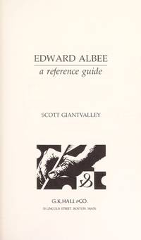 EDWARD ALBEE. A Reference Guide.