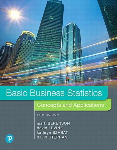 Basic Business Statistics: Concepts and Applications by Mark Berenson ...