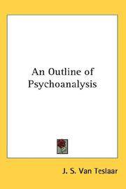 cover of An Outline of Psychoanalysis