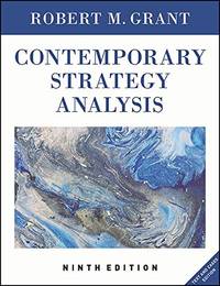 cover of Contemporary Strategy Analysis: Text and Cases Edition