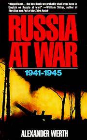 Russia at War 1941- 1945.