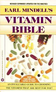 Earl Mindell's Vitamin Bible