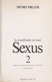 Sexus 2 by Henry Miller