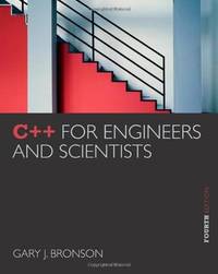 cover of C++ for Engineers and Scientists