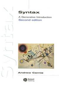 Syntax : A Generative Introduction