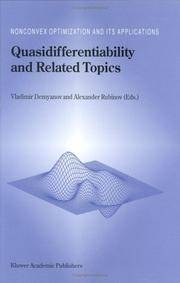 QUASIDIFFERENTIABILITY AND RELATED TOPICS