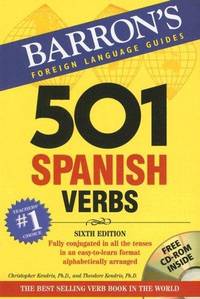 image of 501 Spanish Verbs: with CD-ROM (Barron's 501 Spanish Verbs (W/CD))