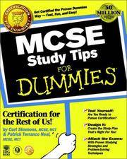 MCSE Study Tips for Dummies.