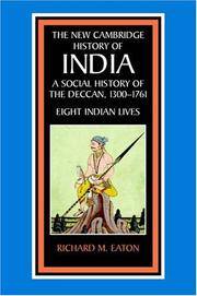 cover of A Social History of the Deccan, 1300-1761: Eight Indian Lives (The New Cambridge History of India)