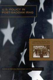 U.S. Policy in Post-Saddam Iraq: Lessons from the British Experience Washington Institute for...