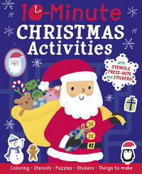10-Minute Christmas Activities: With Stencils, Press-Outs, and Stickers! (10-Minute Activities)