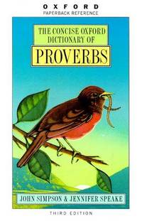 image of The Concise Oxford Dictionary of Proverbs (Oxford Quick Reference)