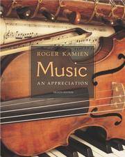 image of Music: An Appreciation