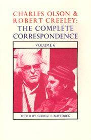 image of Charles Olson & Robert Creeley: The Complete Correspondence: Volume 6