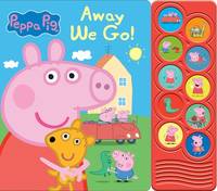 Peppa Pig - Away We Go 10-Button Sound Book - PI Kids (Play-A-Sound)