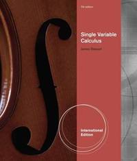 Single Variable Calculus (ISBN: 9780538498852)