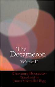 The Decameron Volume II