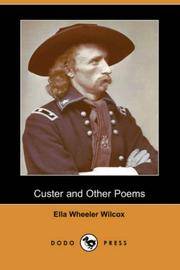 image of Custer and Other Poems (Dodo Press)