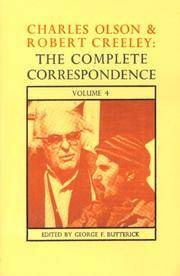 The Complete Correspondence Of Charles Olson  Robert Creeley