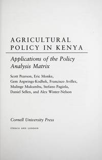 Agricultural Policy in Kenya: Applications of the Policy Analysis Matrix (Food Systems and...