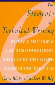 The Elements Of Technical Writing