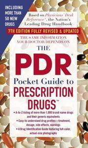The PDR Pocket Guide to Prescription Drugs