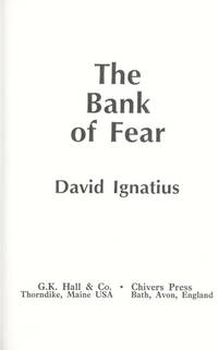 image of The Bank of Fear: A Novel (G K Hall Large Print Book Series)