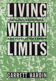 cover of Living within Limits: Ecology, Economics, and Population Taboos