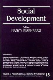 cover of Social Development (The Review of Personality and Social Psychology)