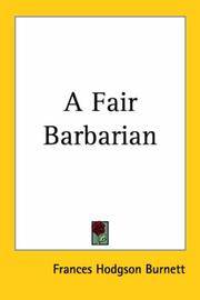 cover of A Fair Barbarian