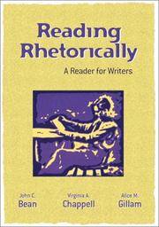 Reading Rhetorically by Virginia A Chappell - Paperback - from Better World Books (SKU: 340071-6)